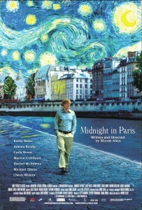 Movie poster for "Midnight in Paris"