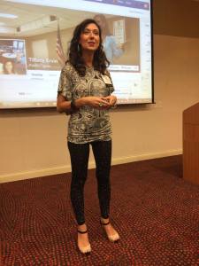 Tiffany Ervin speaks to NFPW members at the 2014 conference. (Photo by Cynthia Price)